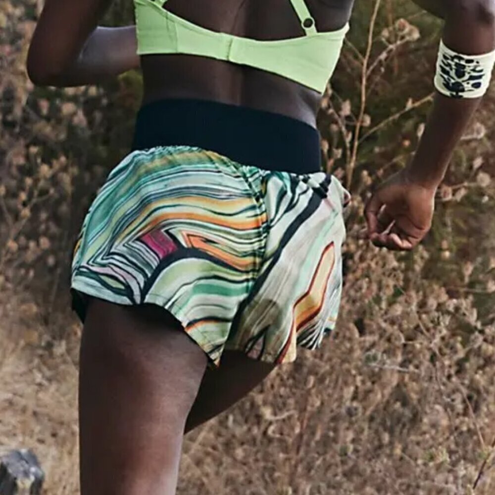 NWT Free People Carpe Diem Printed Shorts in Marble Combo - Picture 4 of 8